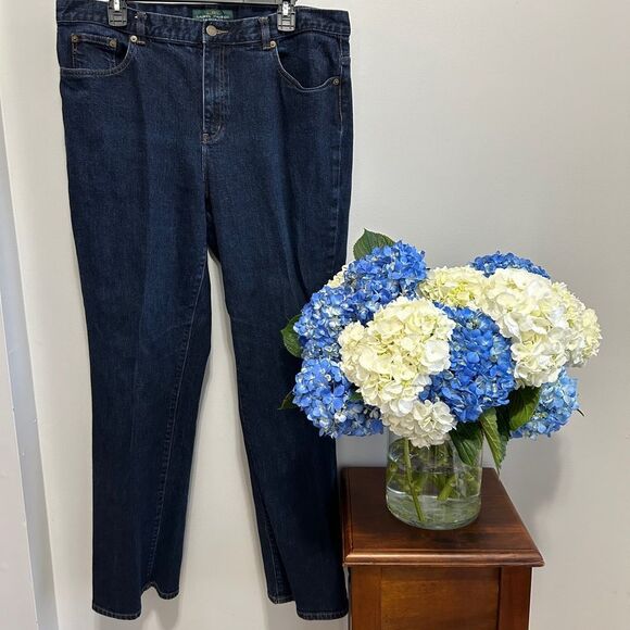 Ralph Lauren Denim - Ralph Lauren Blue Straight Leg Jeans